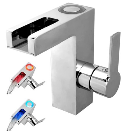 SCHÜTTE Grifo monomando de lavabo con caño en cascada ORINOCO de SCHÜTTE, Grifos - Ref: Foro24-425798, Precio: 113,57 €, Desc...