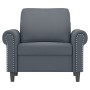 Sillón de terciopelo gris oscuro 60 cm de , Sofás - Ref: Foro24-359510, Precio: 172,39 €, Descuento: %