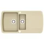 Fregadero de cocina de granito con dos senos beige by , Sinks - Ref: Foro24-144854, Price: 278,13 €, Discount: %