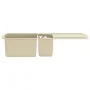 Fregadero de cocina de granito con dos senos beige by , Sinks - Ref: Foro24-144854, Price: 278,13 €, Discount: %