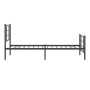 Estructura de cama con cabecero y estribo metal negro 90x190 cm de , Camas y somieres - Ref: Foro24-355571, Precio: 71,06 €, ...