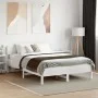 Cabecero de cama madera maciza de pino blanco 120 cm de , Cabeceros y pies de cama - Ref: Foro24-842511, Precio: 47,63 €, Des...