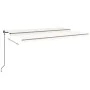 Cream manual retractable awning 500x350 cm by , Awnings - Ref: Foro24-3069217, Price: 432,13 €, Discount: %