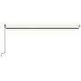 Cream manual retractable awning 500x350 cm by , Awnings - Ref: Foro24-3069217, Price: 432,13 €, Discount: %