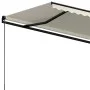 Cream manual retractable awning 500x350 cm by , Awnings - Ref: Foro24-3069217, Price: 432,13 €, Discount: %