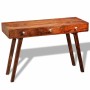 Mesa consola con 3 cajones madera maciza acacia 76 cm en Mesas auxiliares | Comprar online en Foru.es