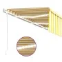 Automatic awning LED blinds wind sensor 6x3 m by , Awnings - Ref: Foro24-3069373, Price: 802,58 €, Discount: %