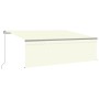 Toldo retráctil manual con persiana crema 4,5x3 m de , Toldos - Ref: Foro24-3069437, Precio: 438,14 €, Descuento: %