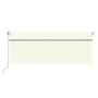 Toldo retráctil manual con persiana crema 4,5x3 m de , Toldos - Ref: Foro24-3069437, Precio: 438,14 €, Descuento: %