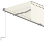 Toldo retráctil manual con persiana crema 4,5x3 m de , Toldos - Ref: Foro24-3069437, Precio: 438,14 €, Descuento: %