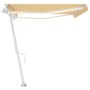 Toldo automático LED sensor de viento amarillo blanco 500x300cm de , Toldos - Ref: Foro24-3069593, Precio: 798,67 €, Descuent...