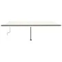 Toldo manual retráctil con luz LED color crema 600x350 cm de , Toldos - Ref: Foro24-3069882, Precio: 859,00 €, Descuento: %