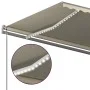Toldo manual retráctil con luz LED color crema 600x350 cm de , Toldos - Ref: Foro24-3069882, Precio: 859,00 €, Descuento: %