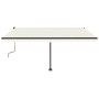 Toldo de pie retráctil manual crema 450x350 cm de , Toldos - Ref: Foro24-3069837, Precio: 537,74 €, Descuento: %
