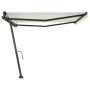 Toldo de pie retráctil manual crema 450x350 cm de , Toldos - Ref: Foro24-3069837, Precio: 537,74 €, Descuento: %