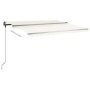 Toldo de pie retráctil manual crema 450x350 cm de , Toldos - Ref: Foro24-3069837, Precio: 537,74 €, Descuento: %