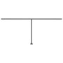 Toldo de pie retráctil manual amarillo y blanco 500x300 cm de , Toldos - Ref: Foro24-3069778, Precio: 566,67 €, Descuento: %