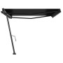 Toldo de pie retráctil manual gris antracita 450x300 cm de , Toldos - Ref: Foro24-3069759, Precio: 483,69 €, Descuento: %