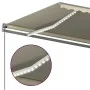Toldo retráctil manual con luz LED crema 6x3,5 m de , Toldos - Ref: Foro24-3070282, Precio: 858,56 €, Descuento: %