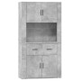 Aparador alto madera contrachapada gris hormigón de , Aparadores - Ref: Foro24-3185371, Precio: 169,58 €, Descuento: %