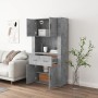 Aparador alto madera contrachapada gris hormigón de , Aparadores - Ref: Foro24-3185371, Precio: 169,58 €, Descuento: %