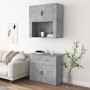 Aparador alto madera contrachapada gris hormigón de , Aparadores - Ref: Foro24-3185371, Precio: 169,58 €, Descuento: %
