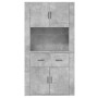 Aparador alto madera contrachapada gris hormigón de , Aparadores - Ref: Foro24-3185371, Precio: 169,58 €, Descuento: %