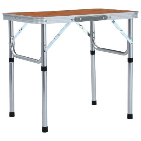 Mesa de camping plegable aluminio 60x45 cm de , Mobiliario de camping - Ref: Foro24-48179, Precio: 34,79 €, Descuento: %