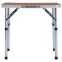 Mesa de camping plegable aluminio 60x45 cm de , Mobiliario de camping - Ref: Foro24-48179, Precio: 34,79 €, Descuento: %
