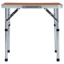 Mesa de camping plegable aluminio 60x45 cm de , Mobiliario de camping - Ref: Foro24-48179, Precio: 34,11 €, Descuento: %