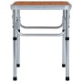 Mesa de camping plegable aluminio 60x45 cm de , Mobiliario de camping - Ref: Foro24-48179, Precio: 34,79 €, Descuento: %