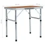 Mesa de camping plegable aluminio 60x45 cm de , Mobiliario de camping - Ref: Foro24-48179, Precio: 34,11 €, Descuento: %