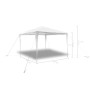 Carpa cenador de jardín techo de pirámide 3x3 m de , Carpas y cenadores - Ref: Foro24-90332, Precio: 55,72 €, Descuento: %