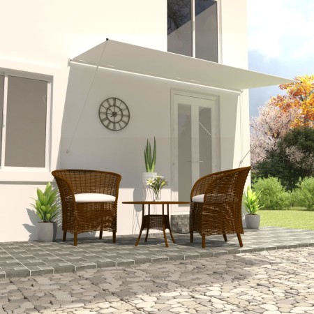 Toldo retráctil 400x150 cm crema de , Toldos - Ref: Foro24-143769, Precio: 75,37 €, Descuento: %