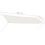 Toldo retráctil 400x150 cm crema de , Toldos - Ref: Foro24-143769, Precio: 72,43 €, Descuento: %
