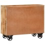 Aparador con 3 cajones madera maciza de mango rugosa 80x30x65cm de , Aparadores - Ref: Foro24-351690, Precio: 280,30 €, Descu...