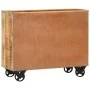 Aparador con 3 cajones madera maciza de mango rugosa 80x30x65cm de , Aparadores - Ref: Foro24-351690, Precio: 274,66 €, Descu...
