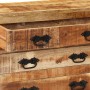 Aparador con 3 cajones madera maciza de mango rugosa 80x30x65cm de , Aparadores - Ref: Foro24-351690, Precio: 280,30 €, Descu...