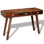 Mesa consola con 3 cajones madera maciza acacia 76 cm en Mesas auxiliares | Comprar online en Foru.es