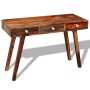 Mesa consola con 3 cajones madera maciza acacia 76 cm en Mesas auxiliares | Comprar online en Foru.es