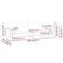Sofá cama de 2 plazas con dos almohadas terciopelo negro de , Sofás - Ref: Foro24-375752, Precio: 290,07 €, Descuento: %
