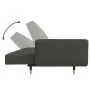 Sofá cama de 2 plazas con dos almohadas terciopelo gris oscuro de , Sofás - Ref: Foro24-375750, Precio: 286,09 €, Descuento: %