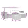 Set de muebles de jardín 5 pzas y cojines ratán sintético negro de , Conjuntos de jardín - Ref: Foro24-3225411, Precio: 324,9...