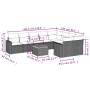 Set de sofás de jardín 10 pzas con cojines ratán sintético gris de , Sofás modulares de exterior - Ref: Foro24-3224282, Preci...