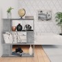 Estantería madera contrachapada gris hormigón 80x24x96cm de vidaXL, Librerías y estanterías - Ref: Foro24-800085, Precio: 54,...