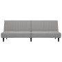 Sofá cama de 2 plazas terciopelo gris claro de , Sofás - Ref: Foro24-375926, Precio: 232,76 €, Descuento: %