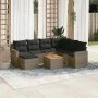 8-piece garden sofa set and gray synthetic rattan cushions by , Modular outdoor sofas - Ref: Foro24-3224240, Price: 452,77 €,...
