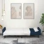 Sofá cama de 2 plazas terciopelo azul de , Sofás - Ref: Foro24-375773, Precio: 271,03 €, Descuento: %