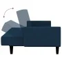 Sofá cama de 2 plazas terciopelo azul de , Sofás - Ref: Foro24-375773, Precio: 271,03 €, Descuento: %