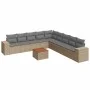 Garden sofa set with beige cushions 10 pieces synthetic rattan by , Garden sets - Ref: Foro24-3257823, Price: 624,94 €, Disco...